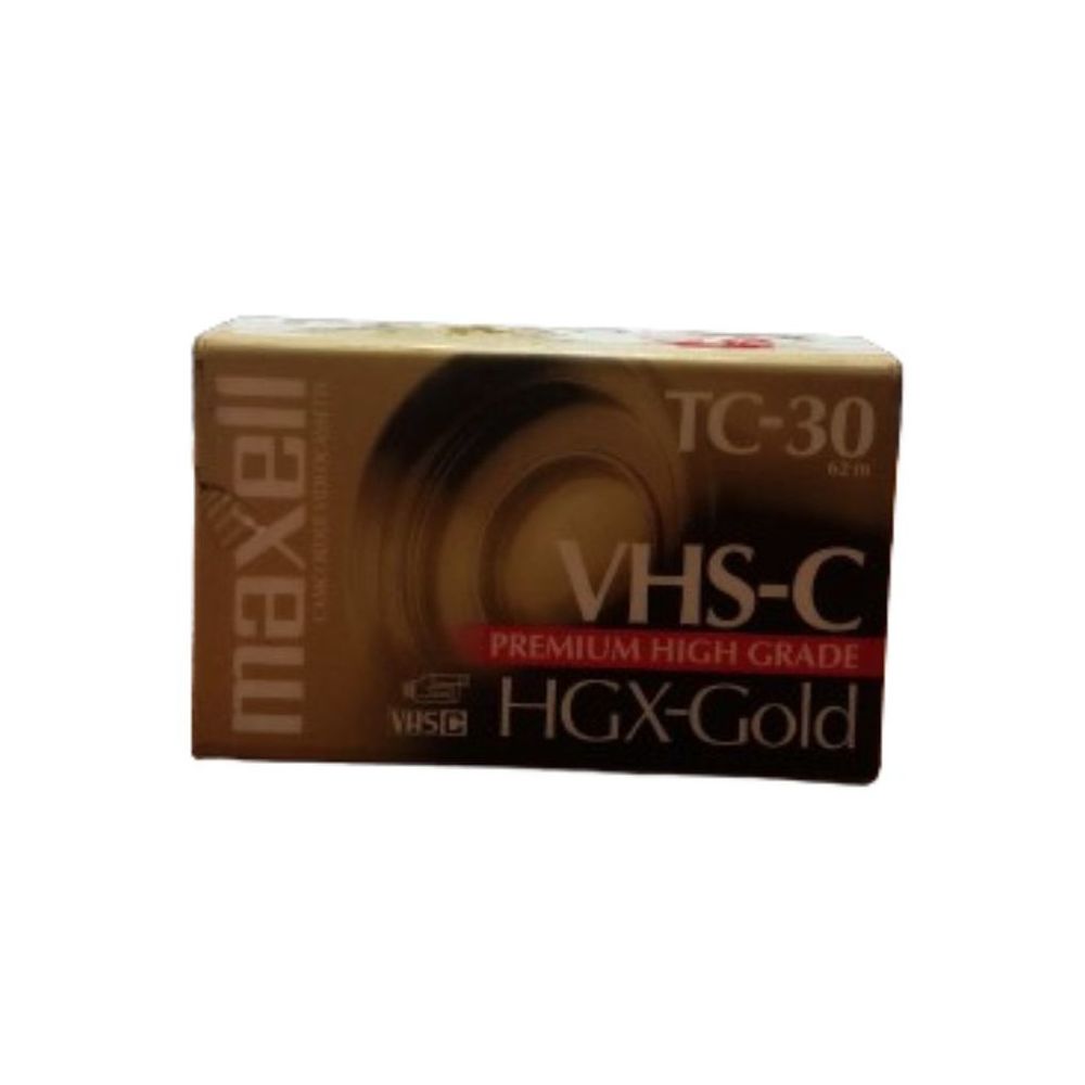 Maxell VHS-C TC-30 HGX-Gold camcorder videocassette